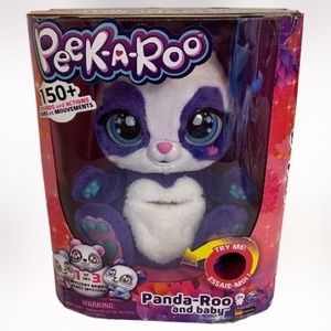 Peek-A-Roo Interactive Panda-Roo And Baby Stuffed Animal 150+ Sounds And Actions